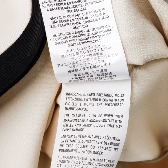 *SOLD* Gucci Black and Ivory Stretch Mini Dress - Picture 12 of 12